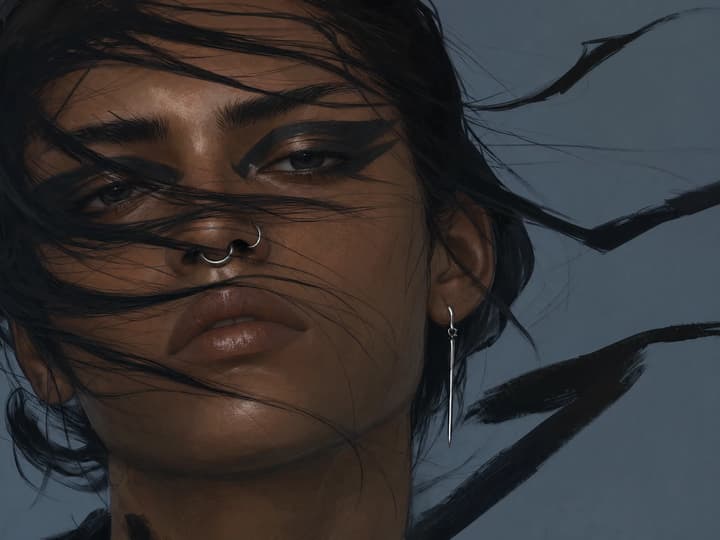 Swift wind Portrait