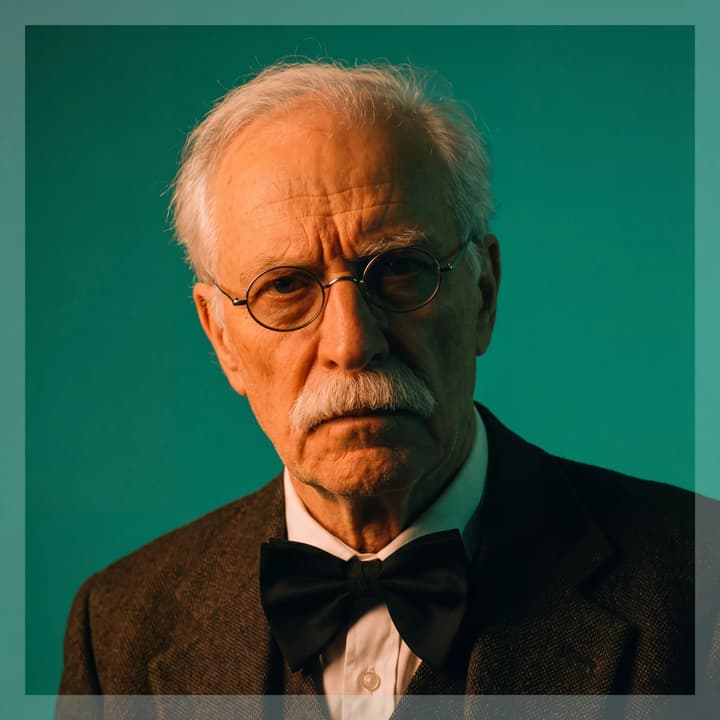 The aura of a cool‑headed wise man