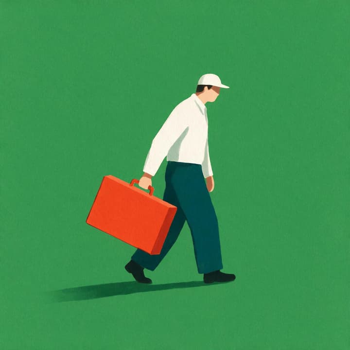 Plain‑colored commuter