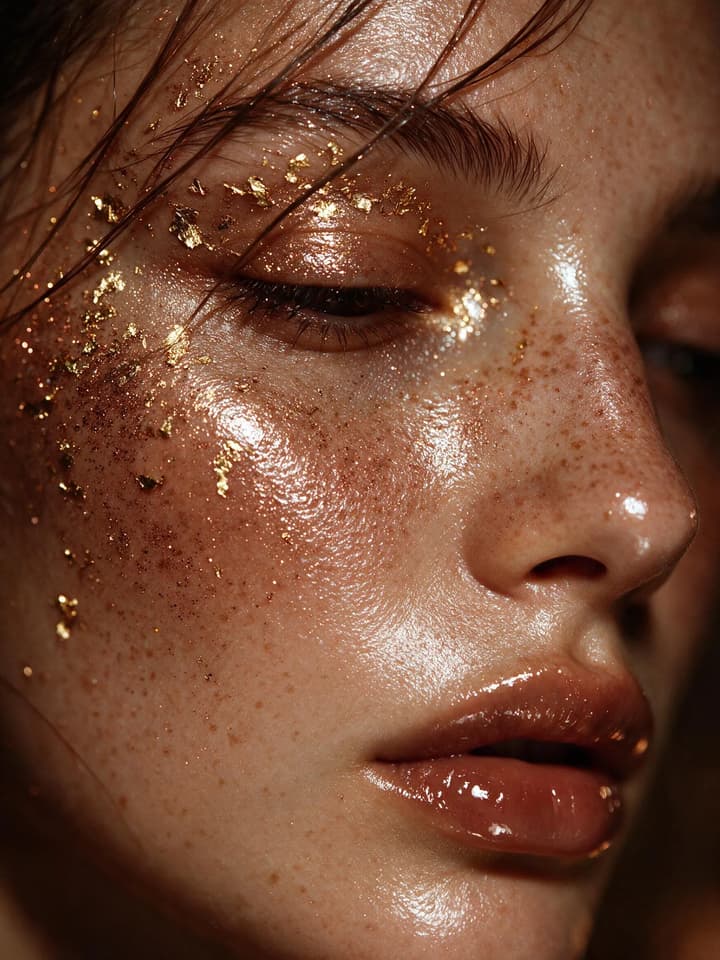 Macro Gilded Portrait