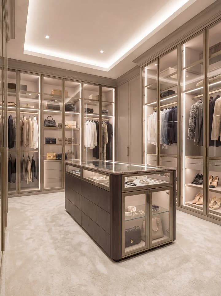 Luxury Walk-in Closet