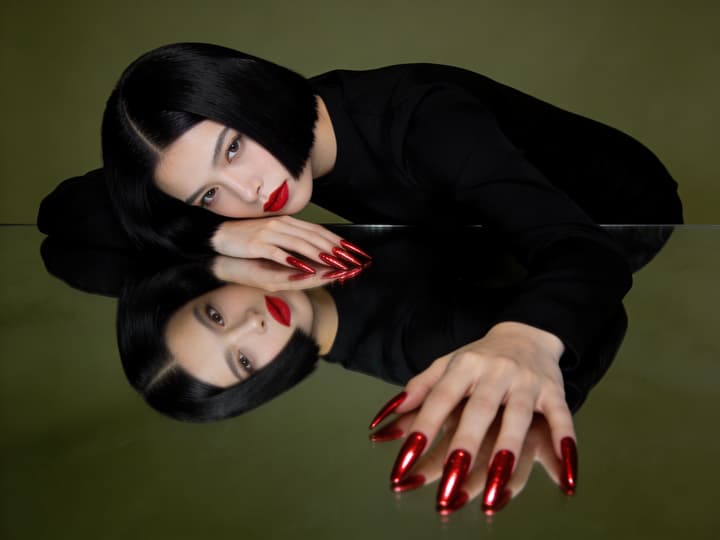 Avant-Garde Mirror Portrait