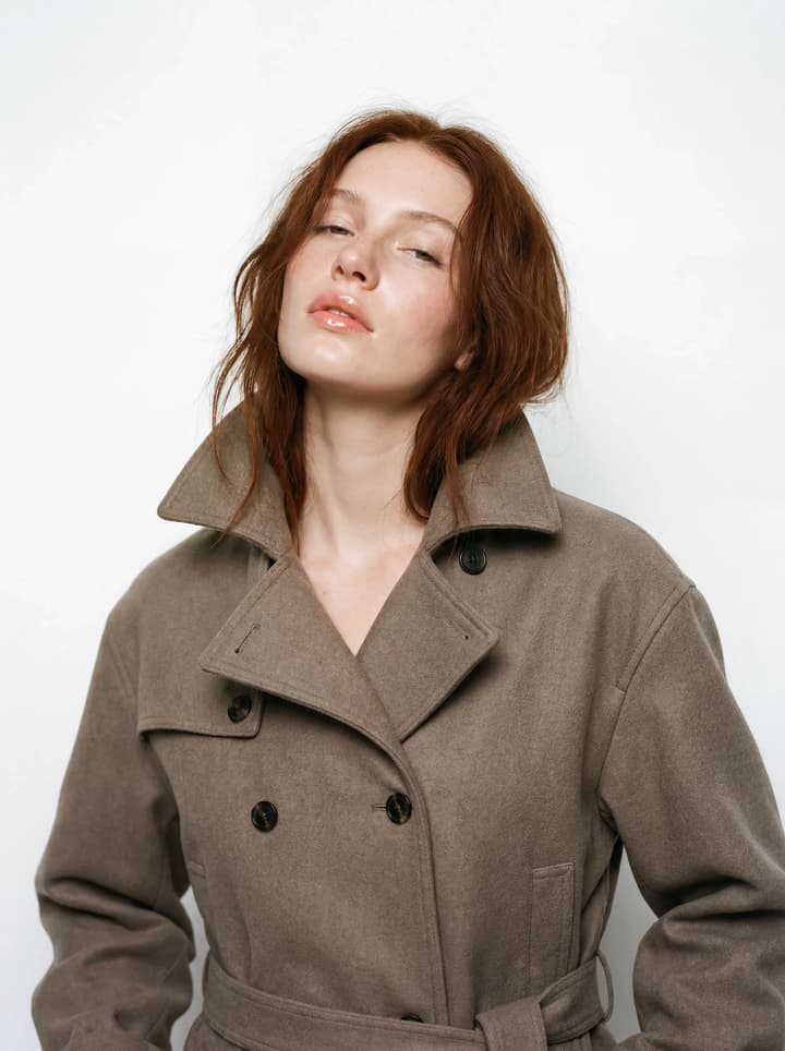 Trench Coat Fashion Shot