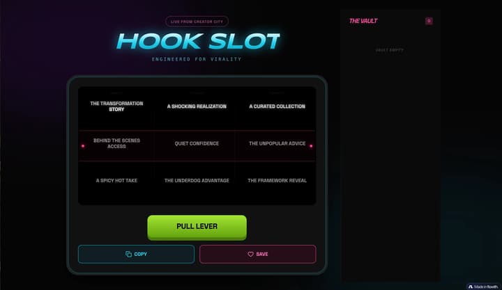 Hook Slot Machine