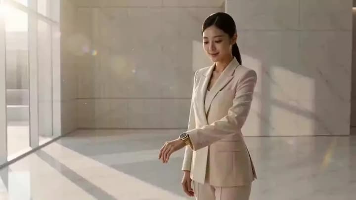 Mechanical watch commercial