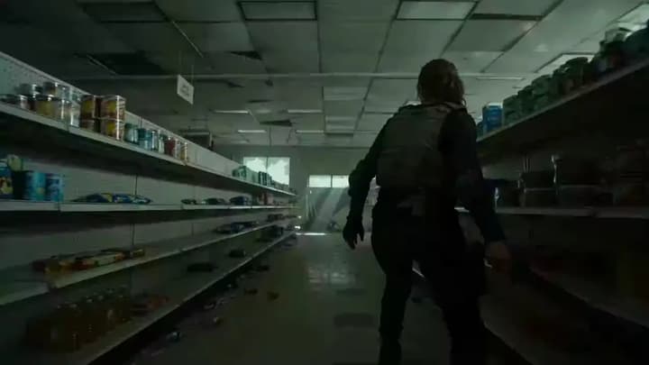 Fighting back zombies in a supermarket