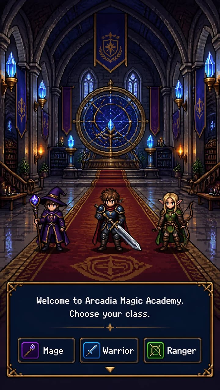 RPG Game Interface