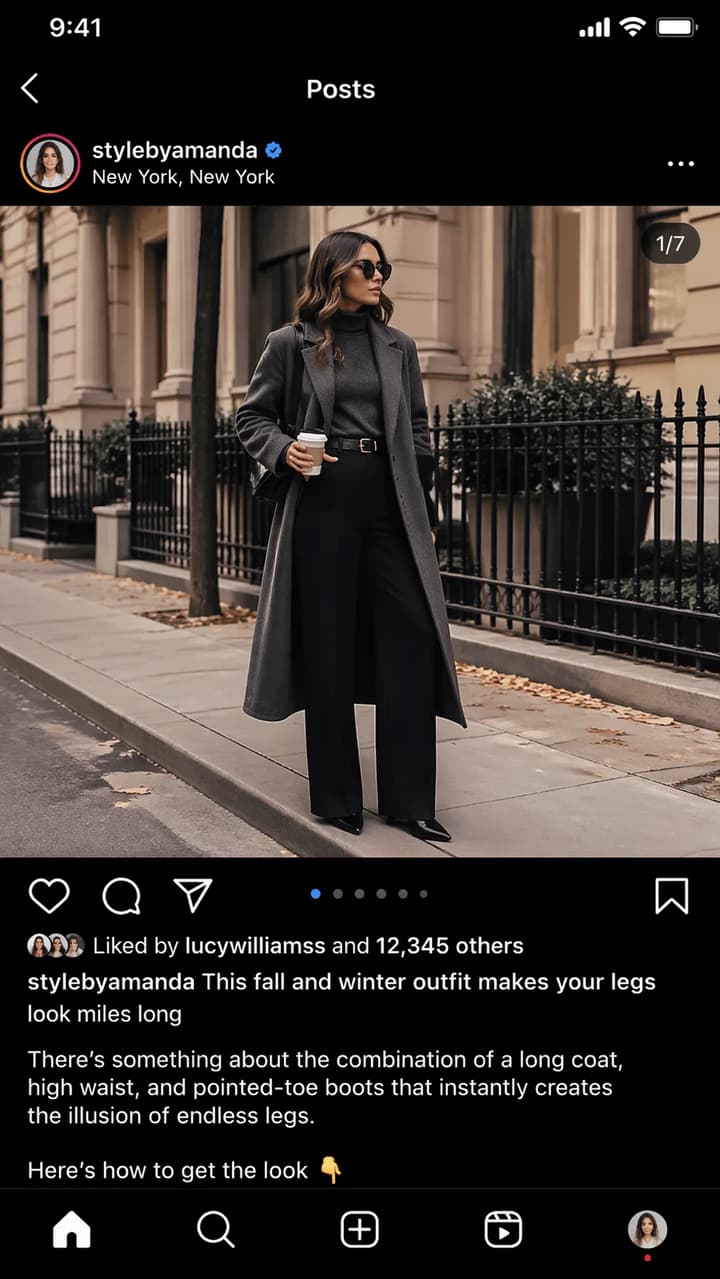 Instagram Fashion Post