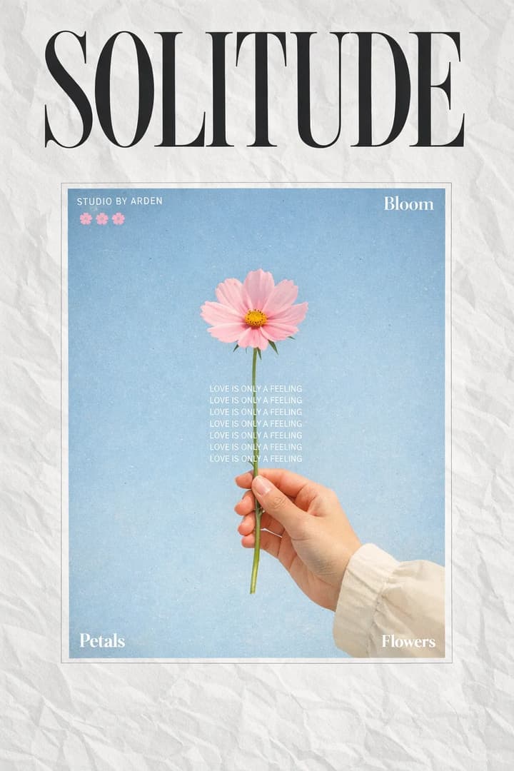 Fashion Collage Poster Mockup