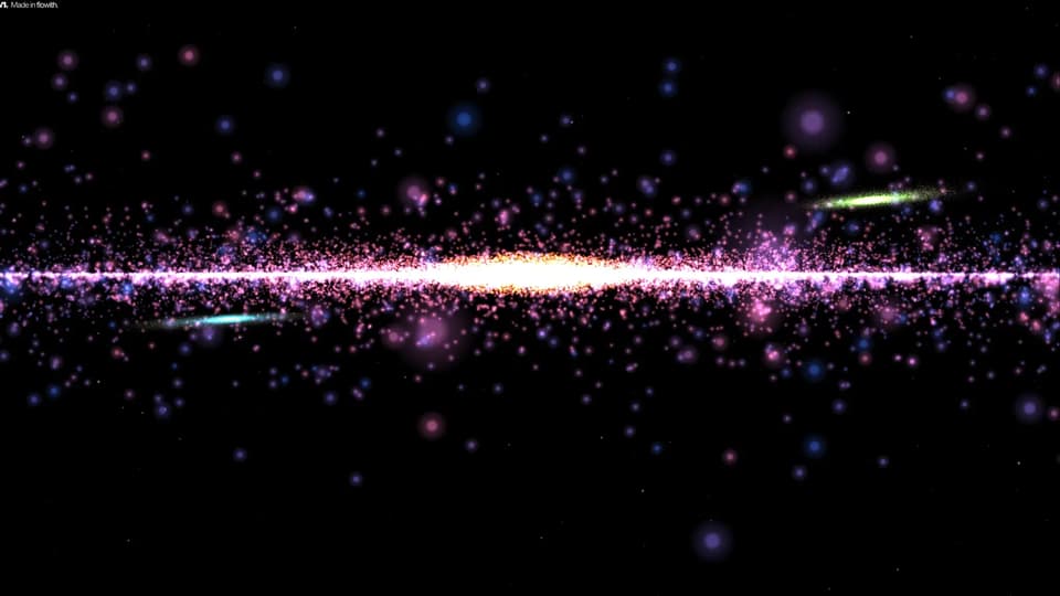 Galaxy Simulation with Three.js