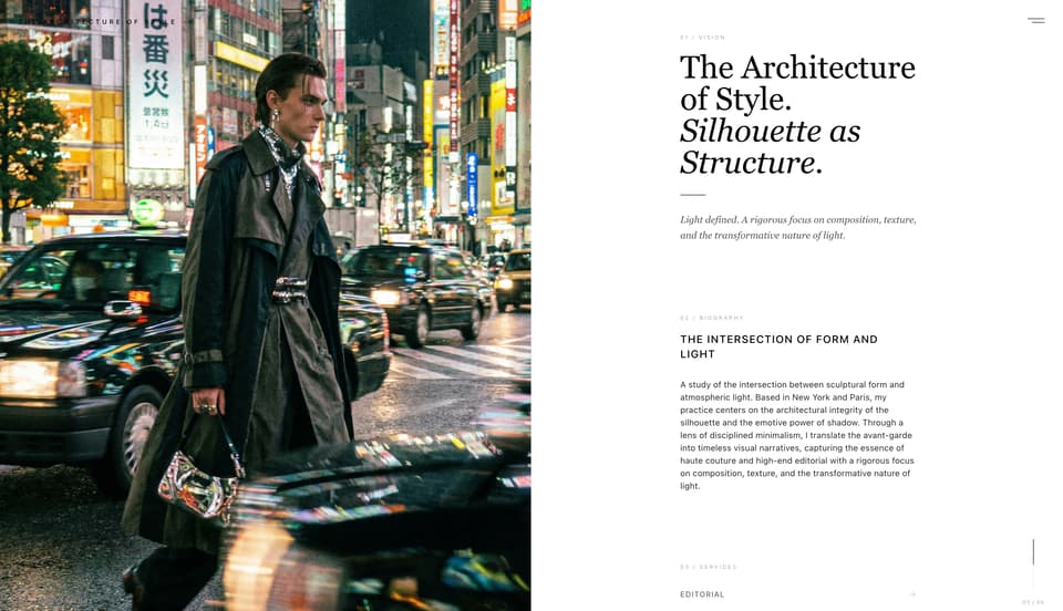 Split-Screen Layout