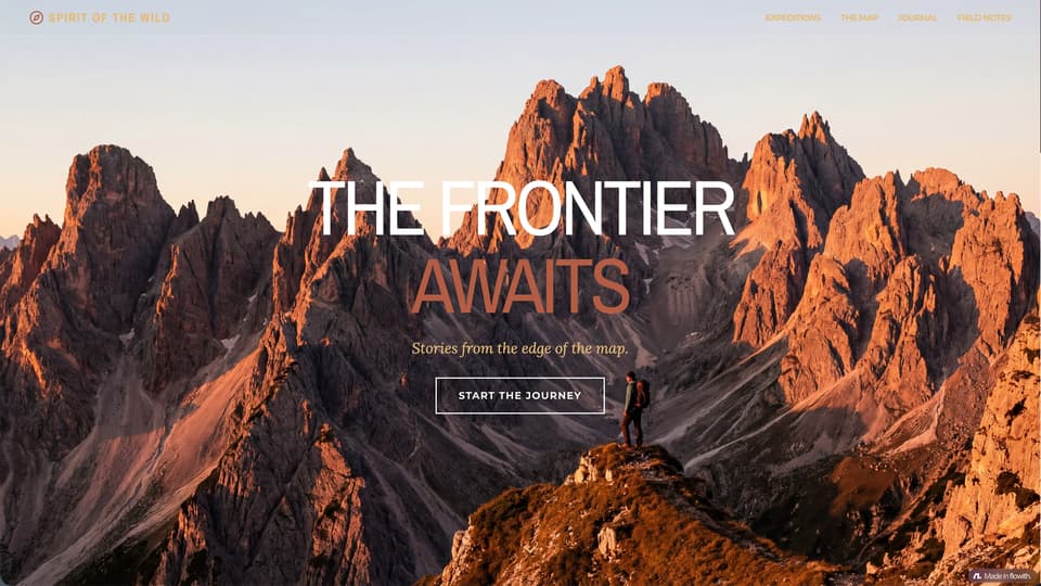 Immersive Travel Blog Template