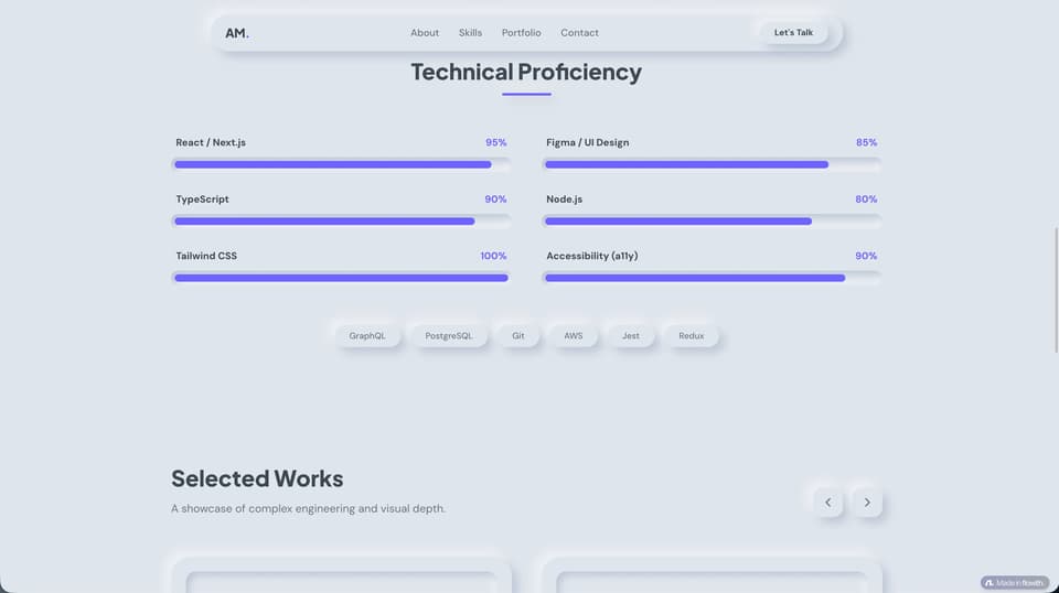 Minimalist Personal Website