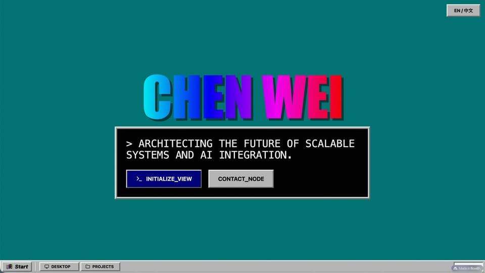 Retro Windows System Website