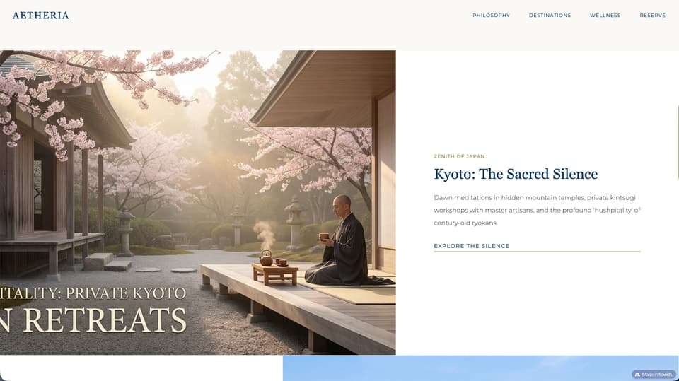 Luxury Travel Agency Website