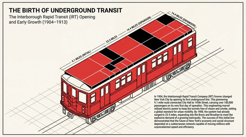 Flat Data Visualization Illustration Style — Introduction to the New York Subway