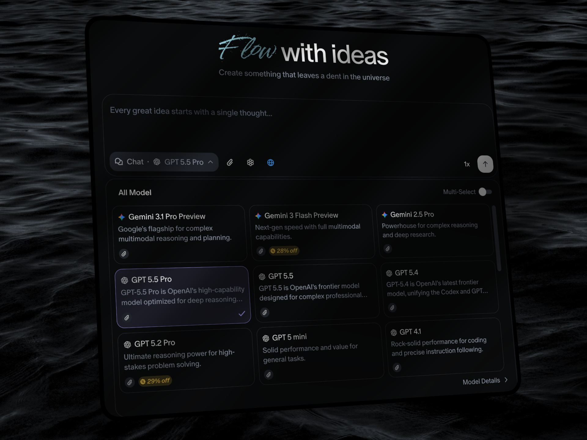 GPT 5.5 & 5.5 Pro join Flowith