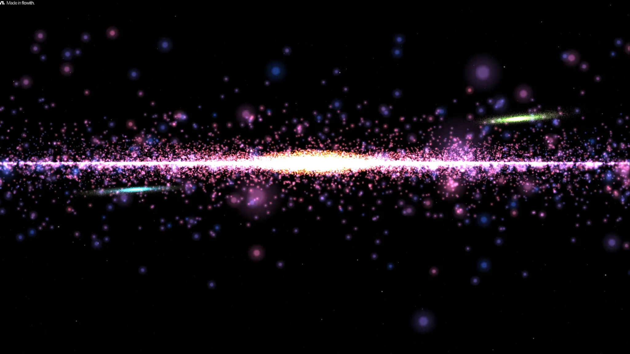 Galaxy Simulation with Three.js