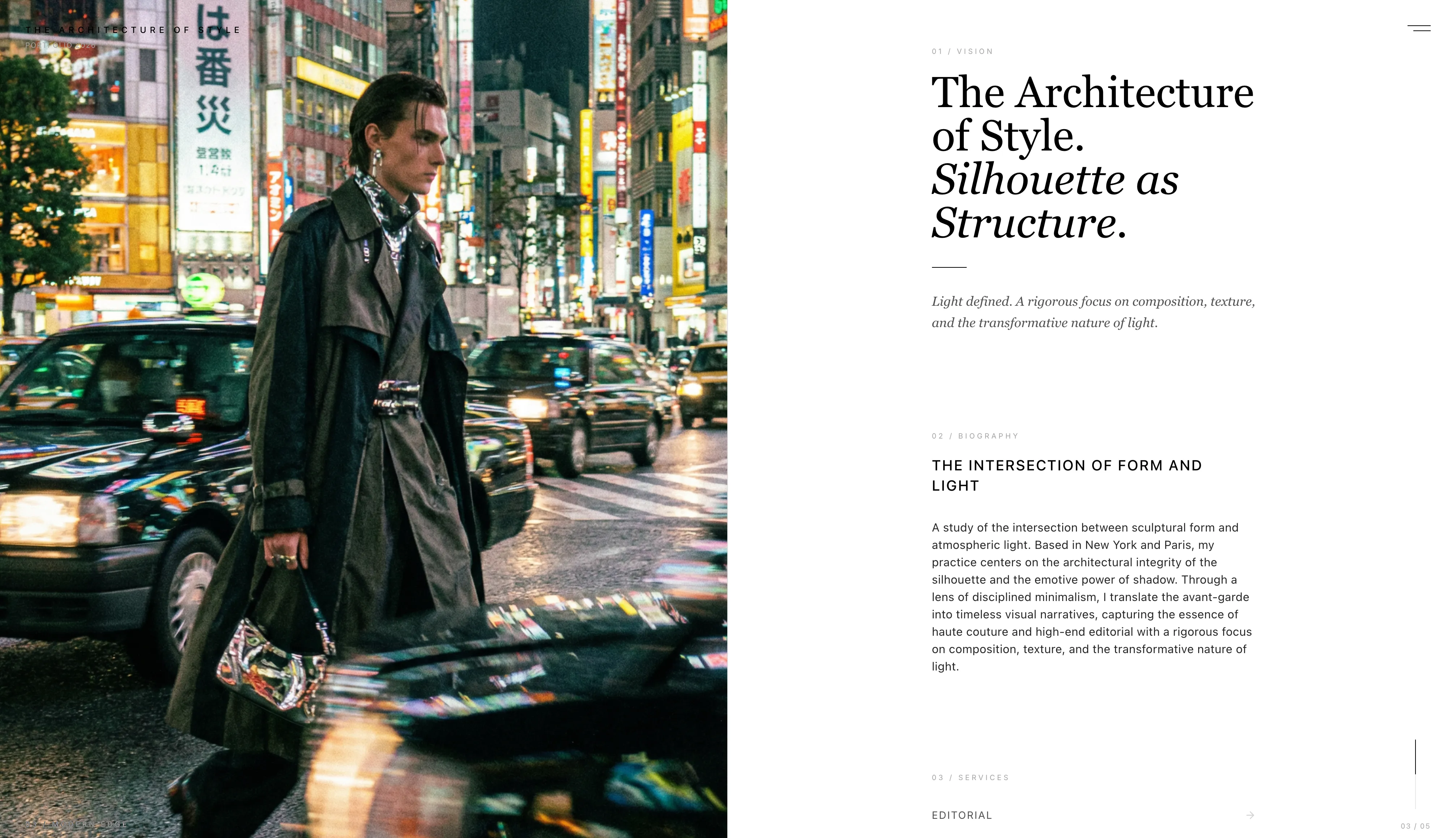 Split-Screen Layout