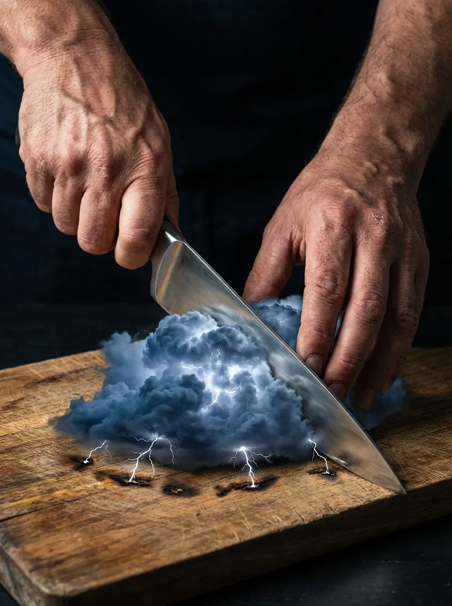 Cutting Lightning Cloud