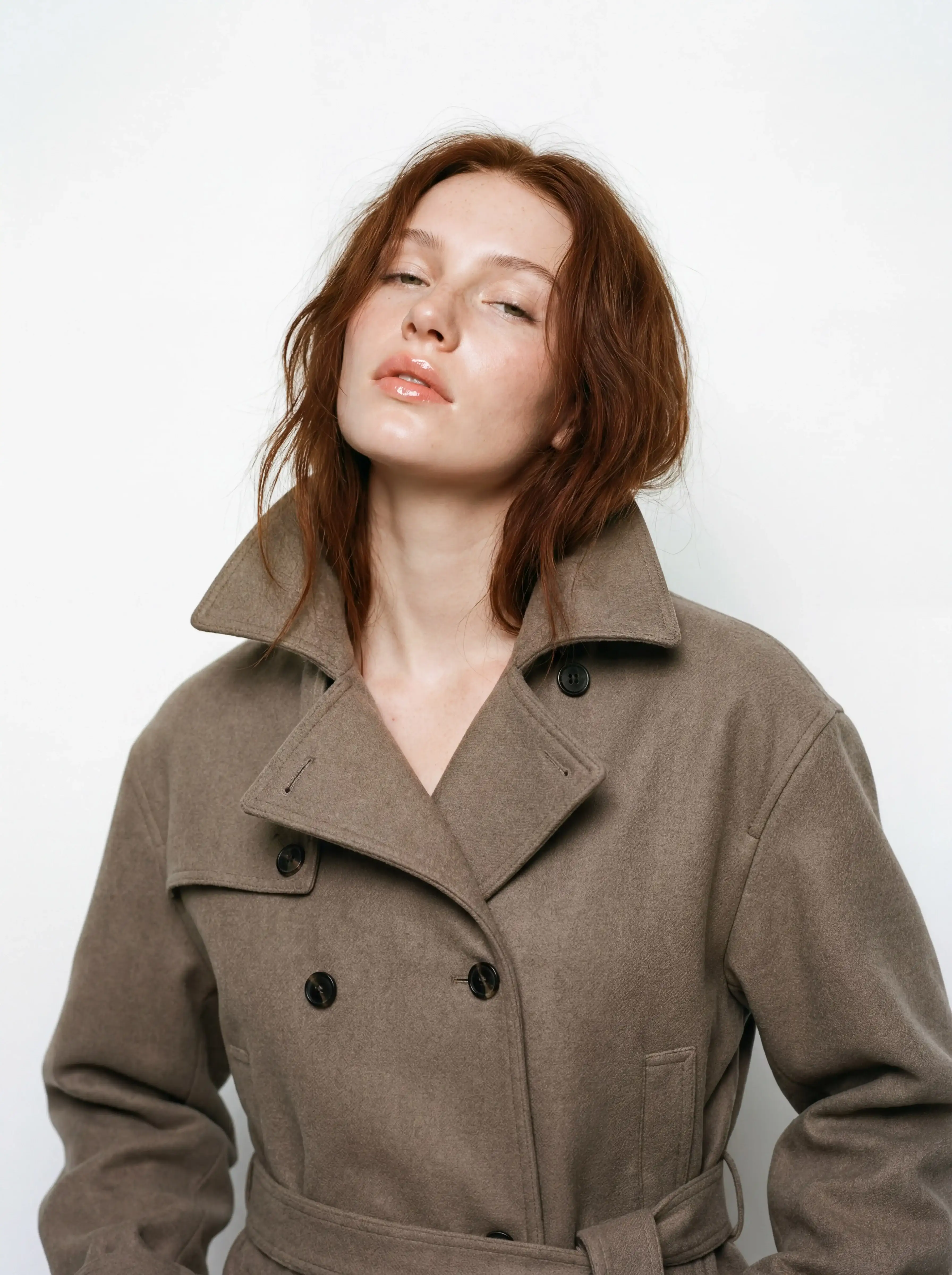 Trench Coat Fashion Shot