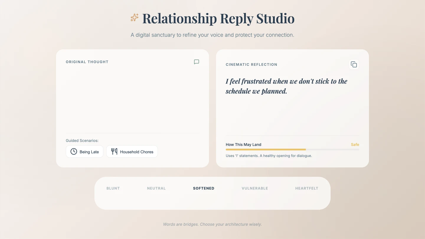 Relationship Reply Studio