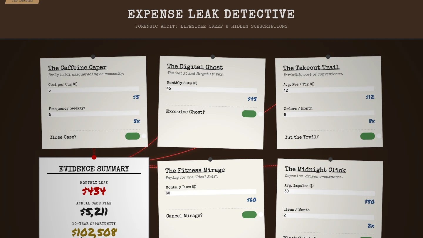 Expense Leak Detective