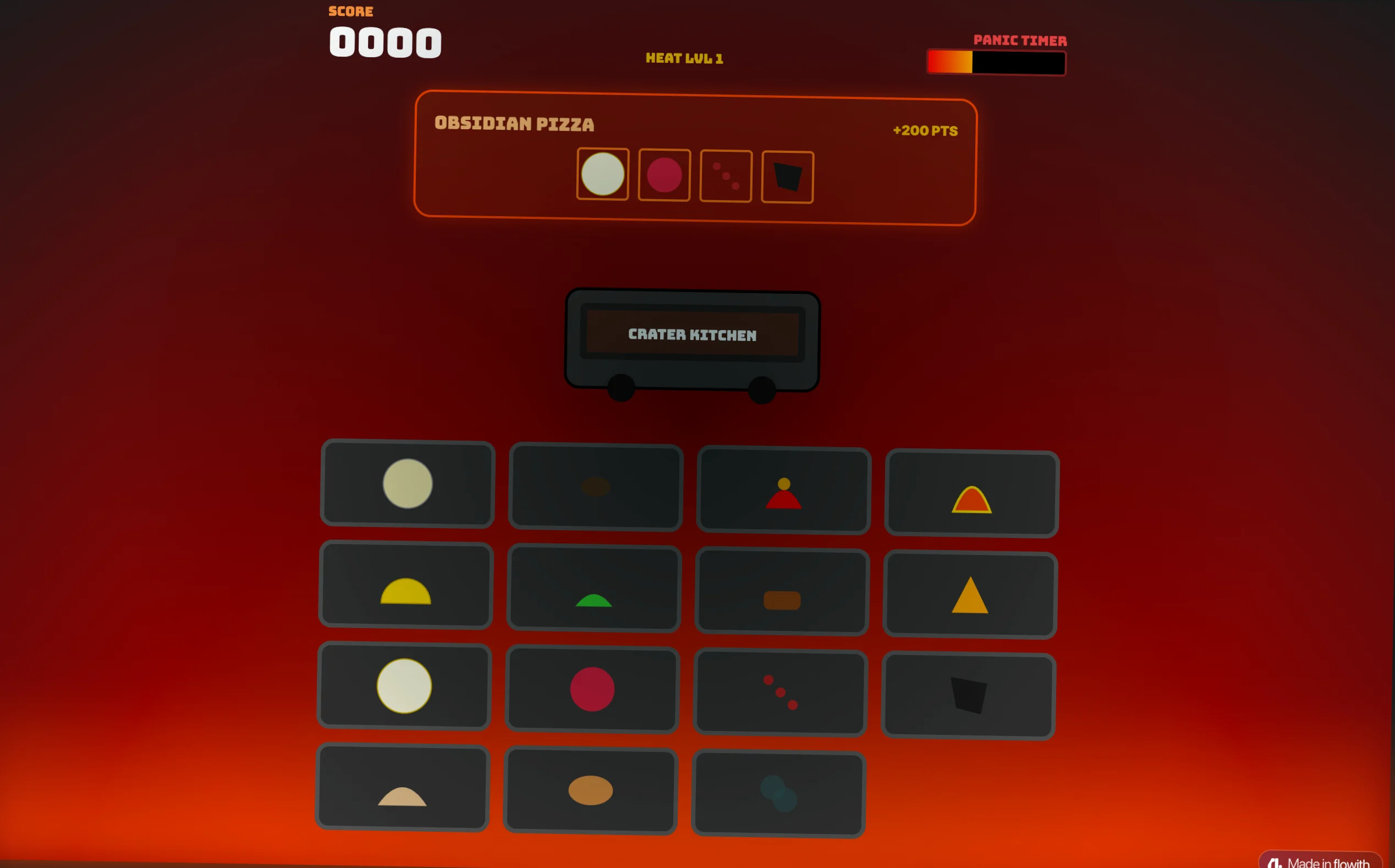 Volcano chef panic